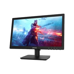 Picture of Lenovo 18.5 Inch (46.99 Cm) LED Hd Monitor TN Panel (D19-10) Response Time: 5 ms, 200 Nits Brightness Hdmi and Vga Port - Hdmi Cable Included - 72% Color Gamut (Raven Black)